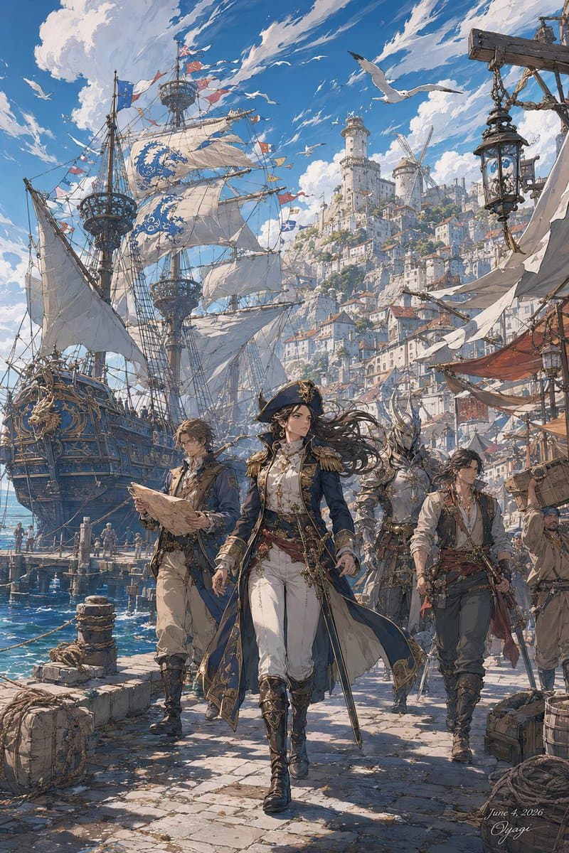 Fantasy Harbor Captain Scene preview image 1