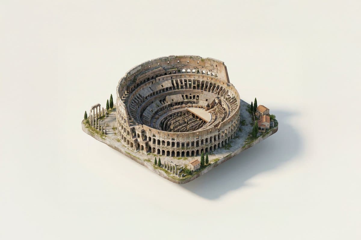 Famous Landmark 3D Miniature preview image 3