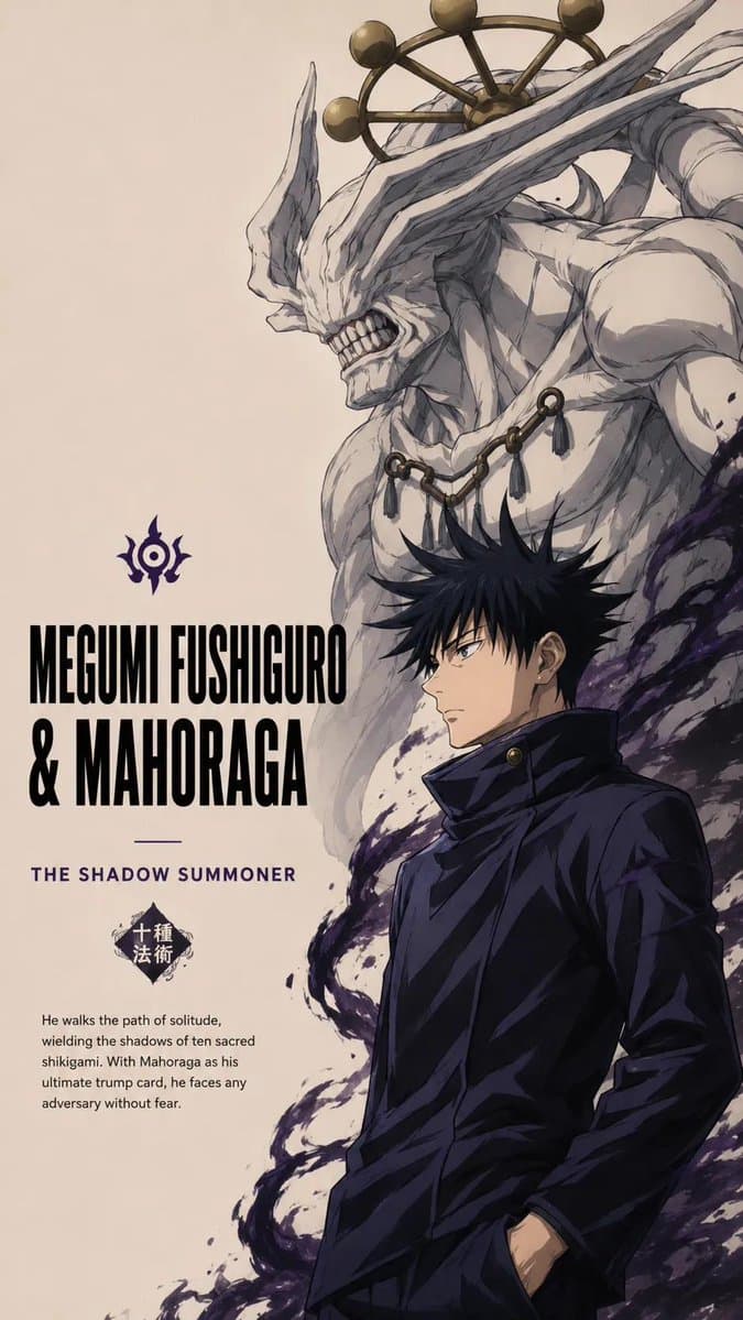 Anime Warrior and Spirit Poster preview image 2