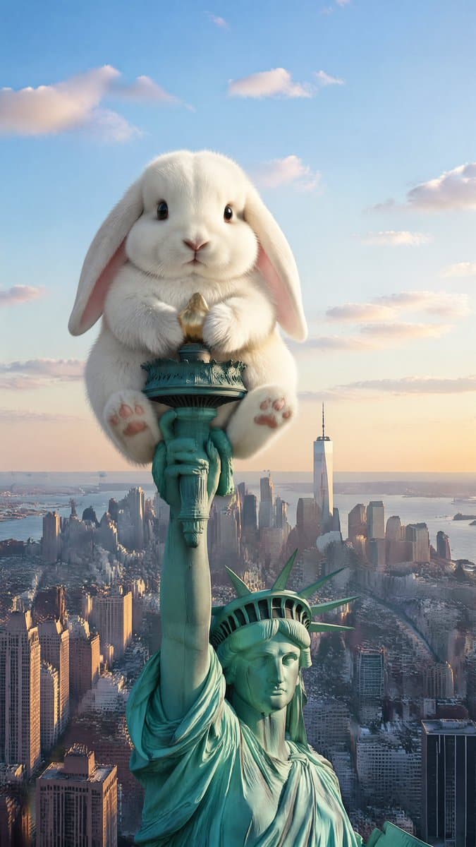 Wholesome Giant Animal in Cityscape preview image 2