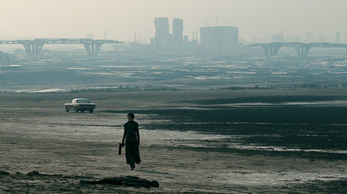 Dystopian Sci-Fi Wasteland Film Still preview image 1