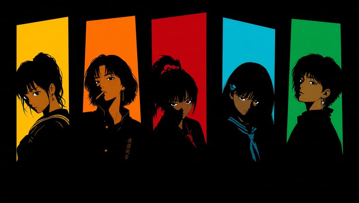 Five 1980s Delinquent Anime Girls preview image 2