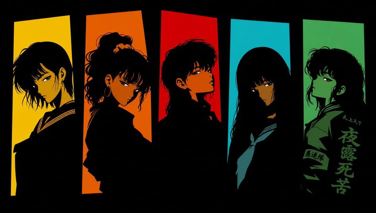 Five 1980s Delinquent Anime Girls preview image 4