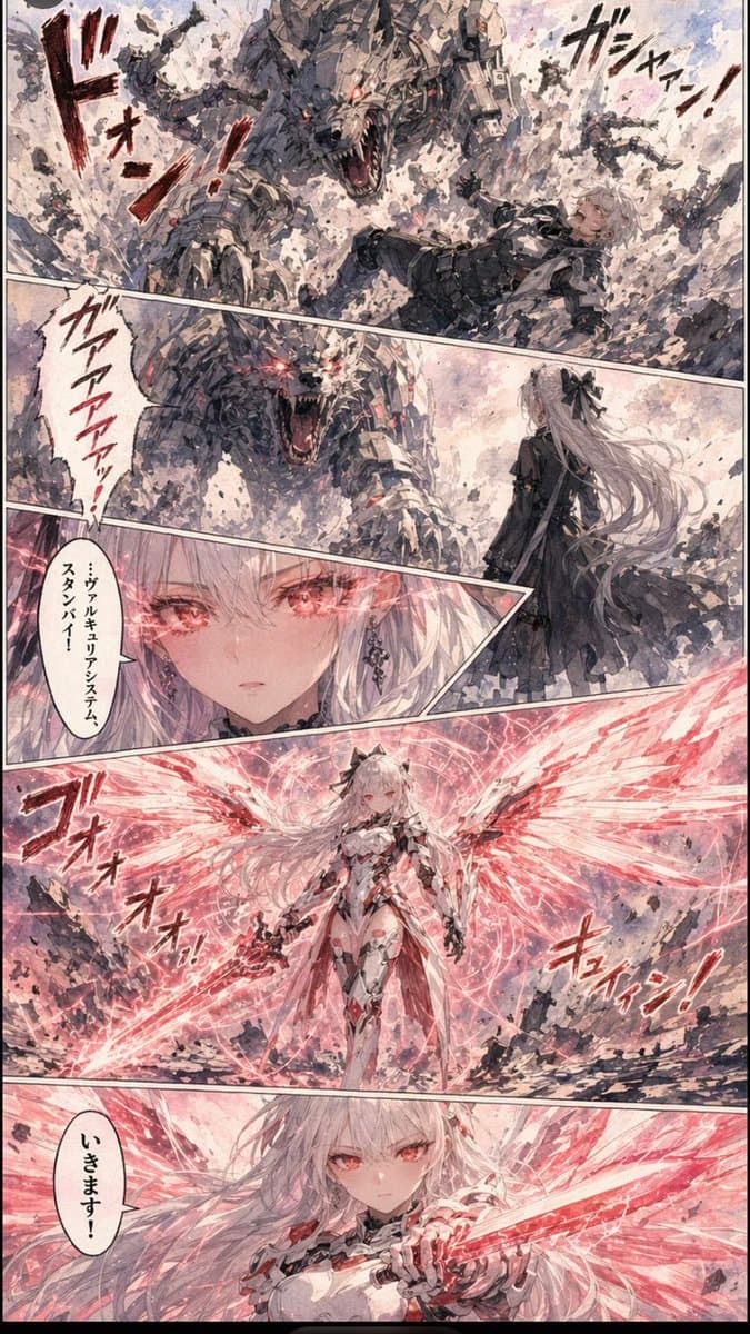 Gritty Sci-Fi Shoujo Manga Page preview image 2