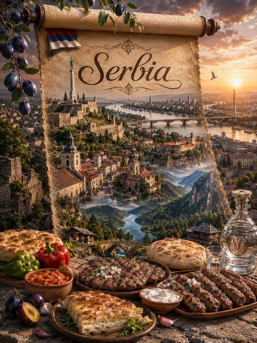 Fantasy Country Travel Poster preview image 2