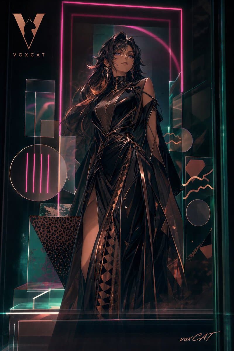 Acrylic VoxCat Fashion Window Poster preview image 1