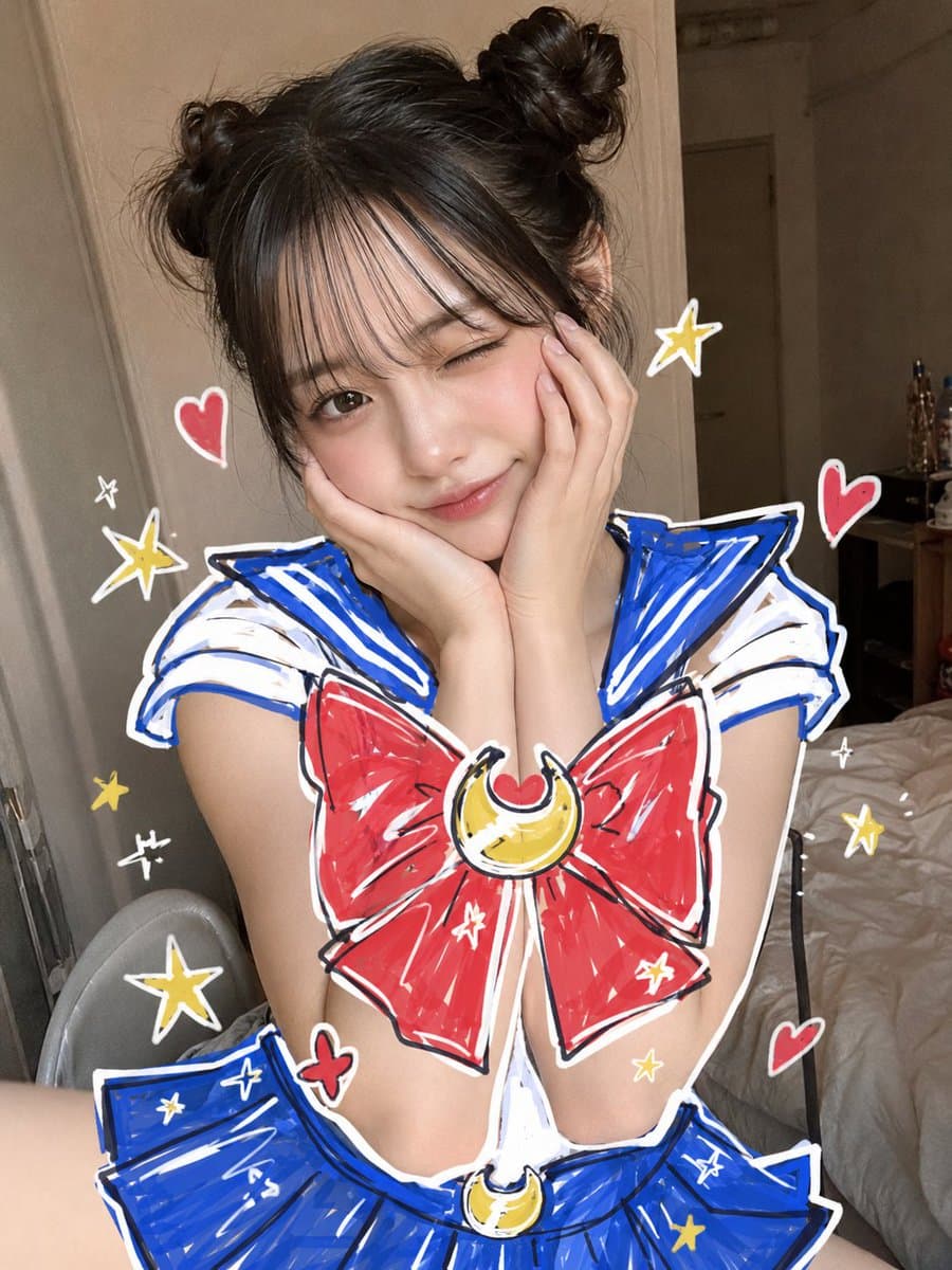 Sailor Moon Doodle Selfie preview image 1