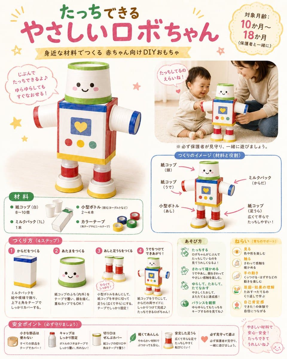 DIY Baby Robot Toy Concept Sheet preview image 1