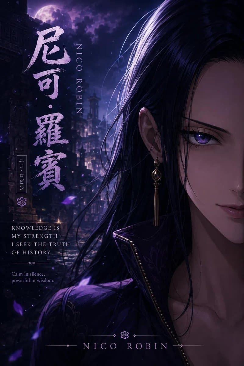 Anime Adventure Character Poster Design preview image 1
