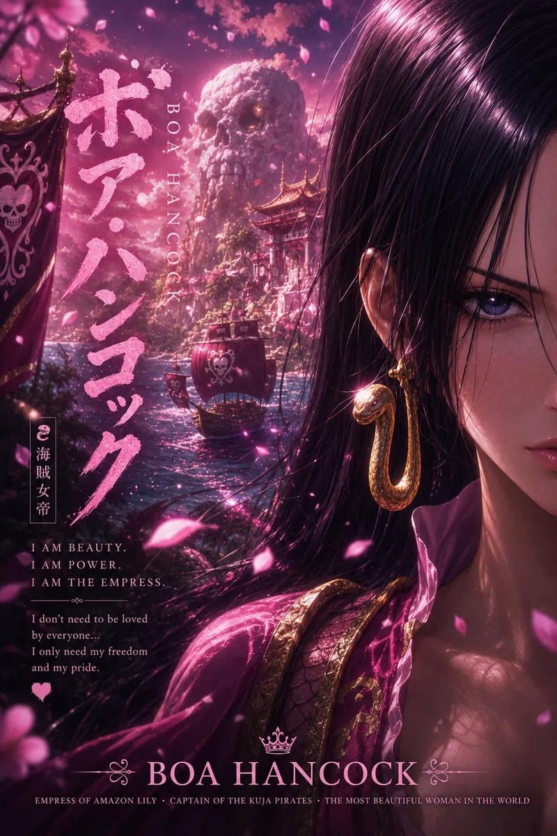 Anime Adventure Character Poster Design preview image 2
