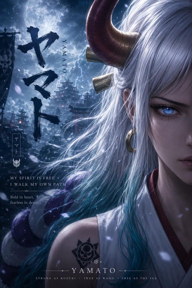 Anime Adventure Character Poster Design preview image 3
