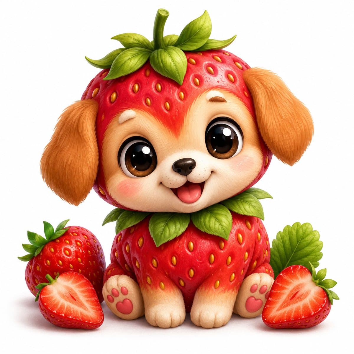 Adorable Fruit Animal Mascot preview image 4
