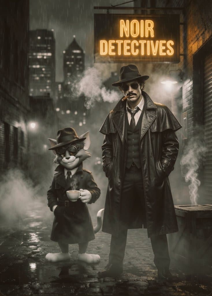 Noir Detective Film Masterpiece preview image 1