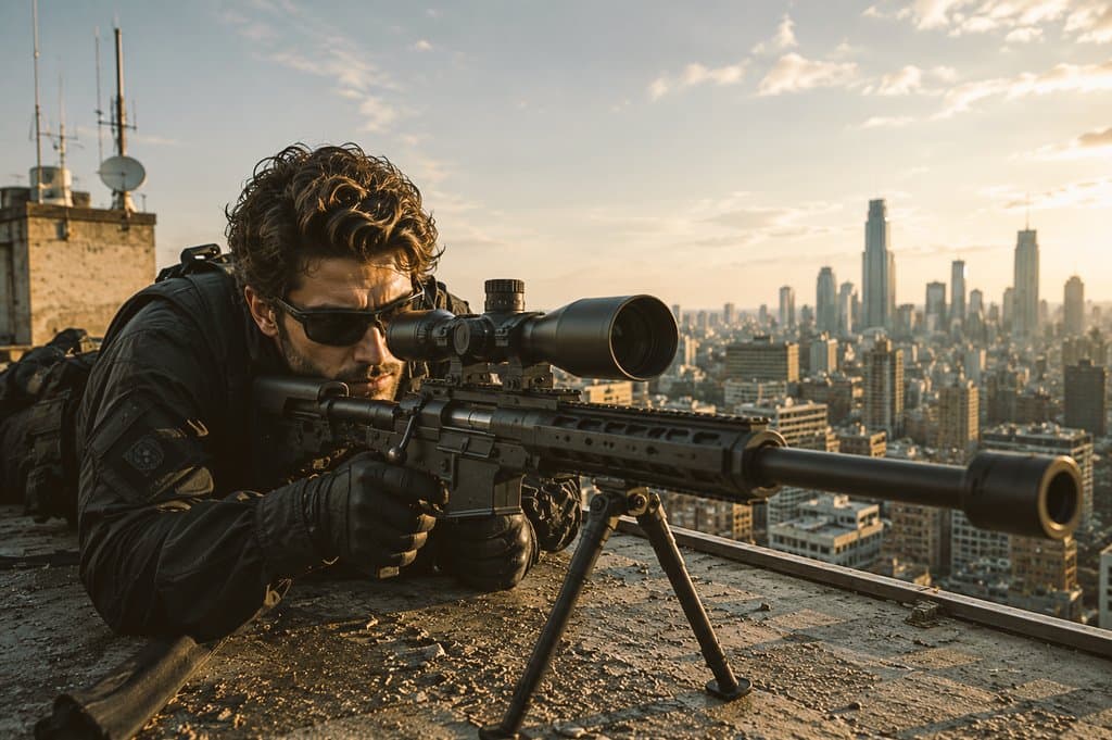 Tactical Sniper Urban Photography preview image 2