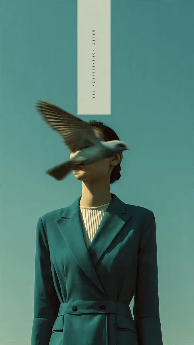 Avant-Garde Fashion Editorial Portrait preview image 2