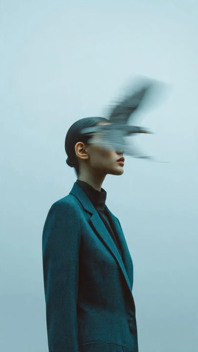 Avant-Garde Fashion Editorial Portrait preview image 3