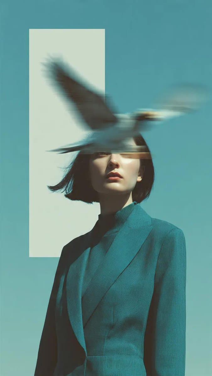 Avant-Garde Fashion Editorial Portrait preview image 4