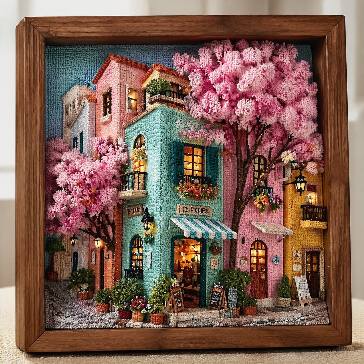 3D Tactical Crochet Art Diorama preview image 2