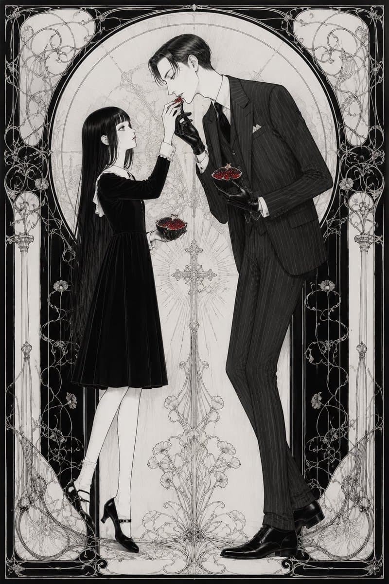 Gothic Art Nouveau Offering preview image 1