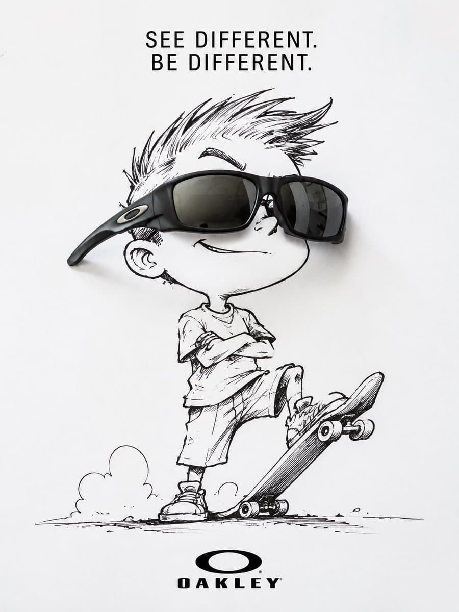 Oakley Skater Sunglasses Ad preview image 1