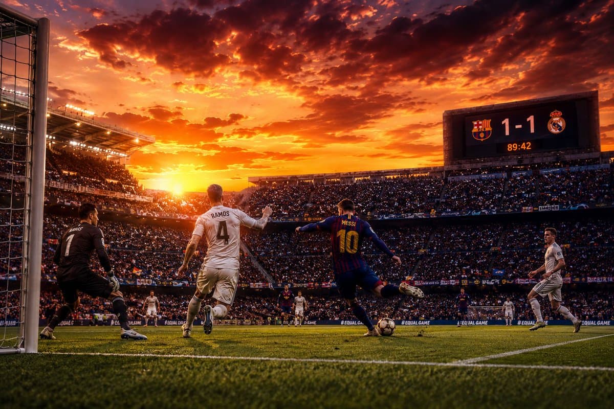 Cinematic Stadium Football Match preview image 2