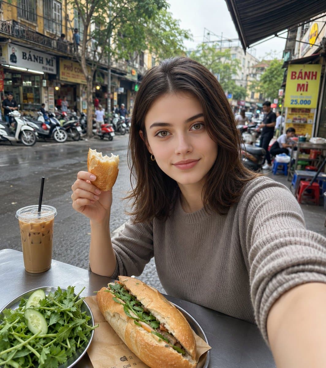 Vietnam Street Food Selfie preview image 1