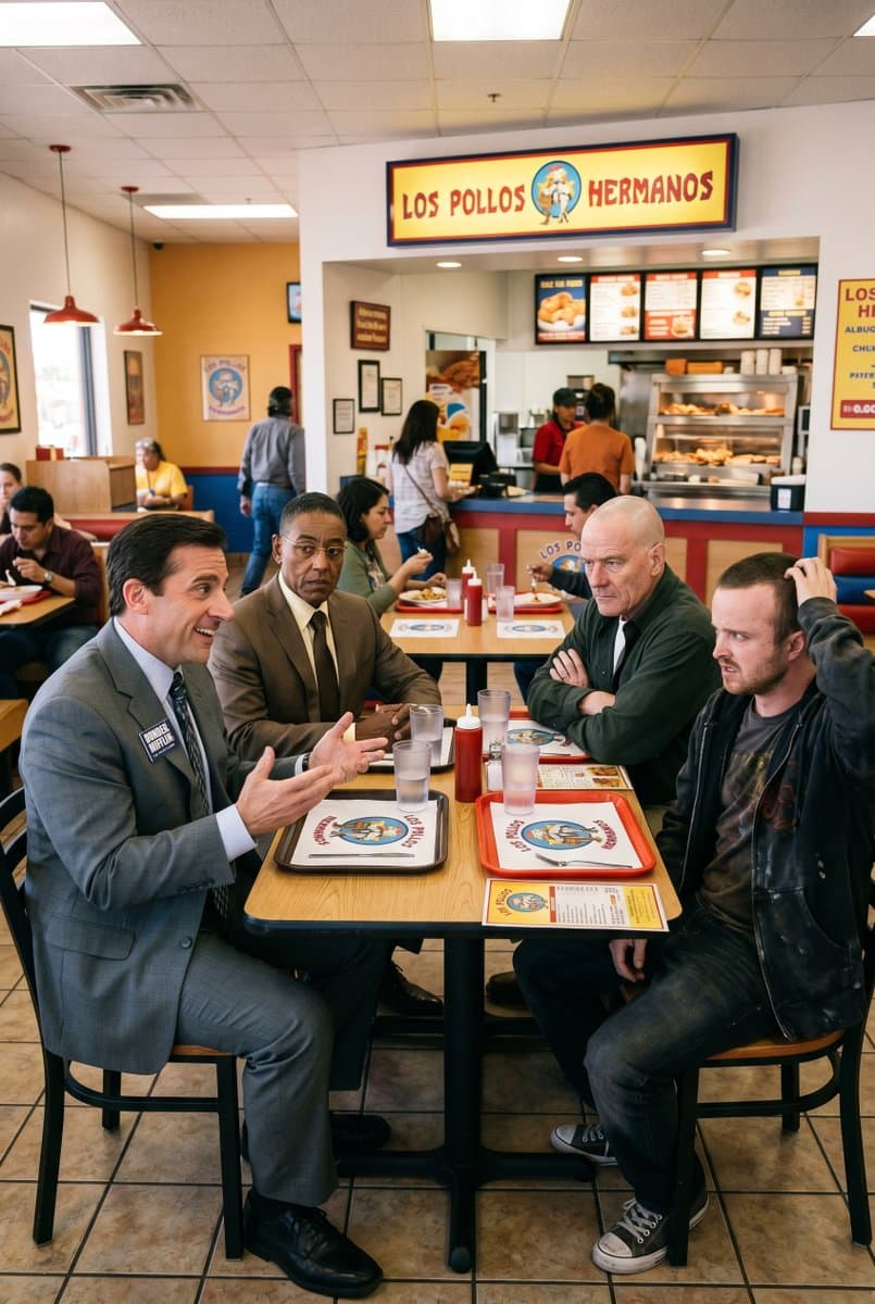Candid Los Pollos Hermanos Booth Scene preview image 2