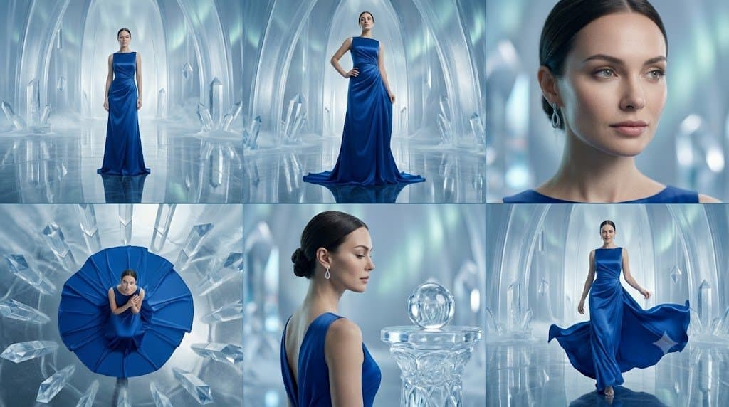Crystal Palace Blue Gown Contact Sheet preview image 1