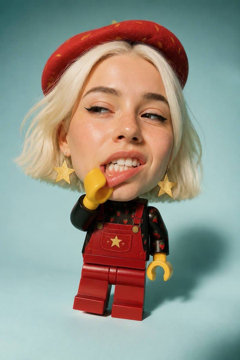Surreal Lego Minifigure Portrait preview image 2