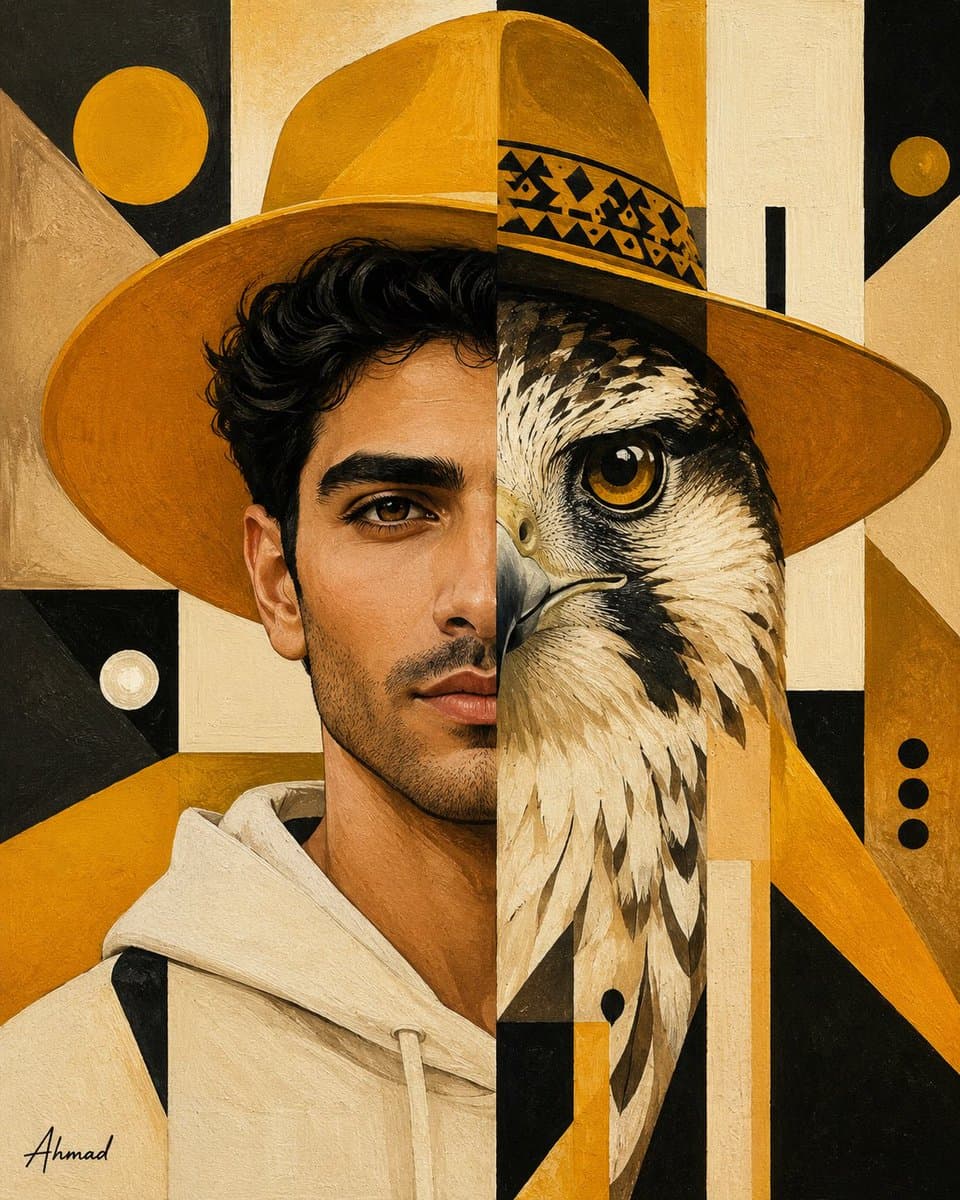 Surreal Human-Penguin Hybrid Portrait preview image 3