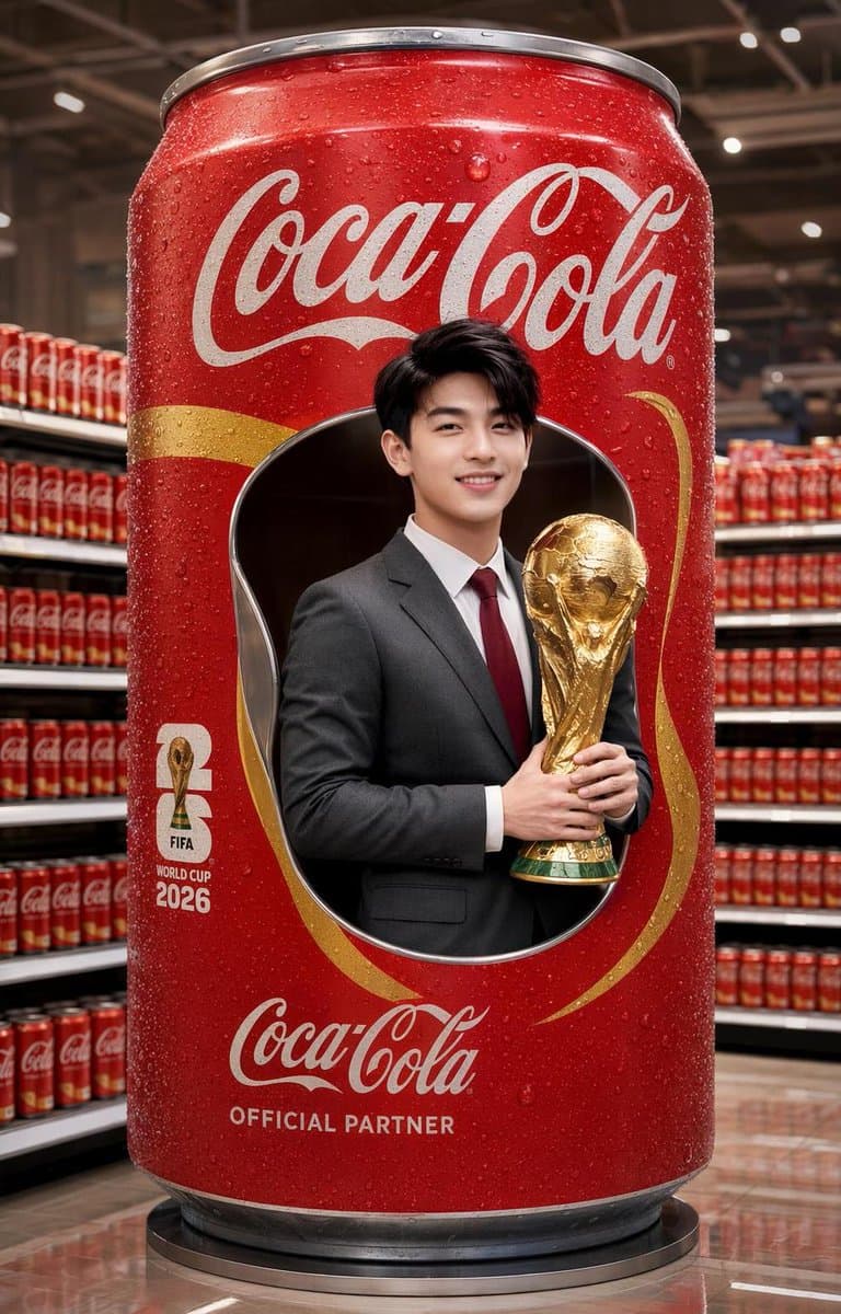 Hyper-Realistic Commercial Soda Can Advertisement preview image 1
