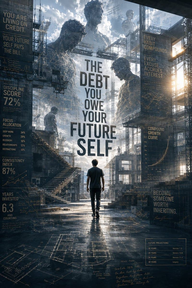 Cinematic Future Self Motivational Poster preview image 1