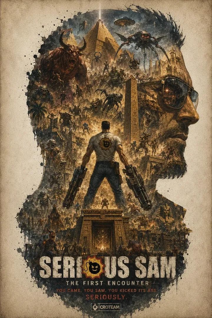 Wild West Double Exposure Poster preview image 2