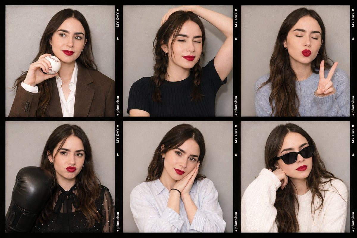 Korean Photo Booth Style Collage preview image 1