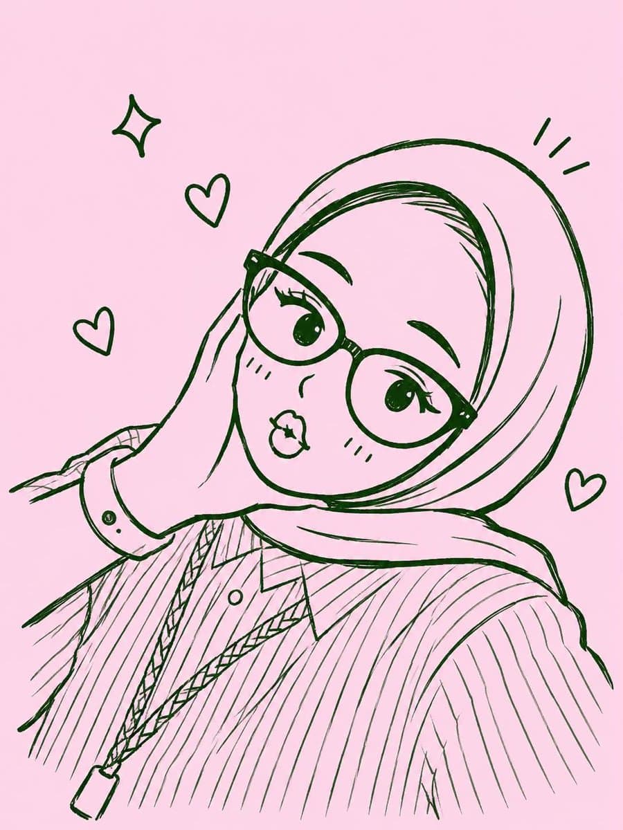 Kawaii Monochrome Doodle Transformation - 1 preview image 2