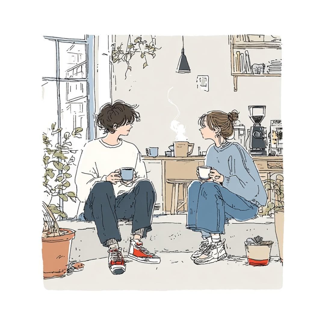 Japanese Lifestyle Sketch Illustration - 1 preview image 2