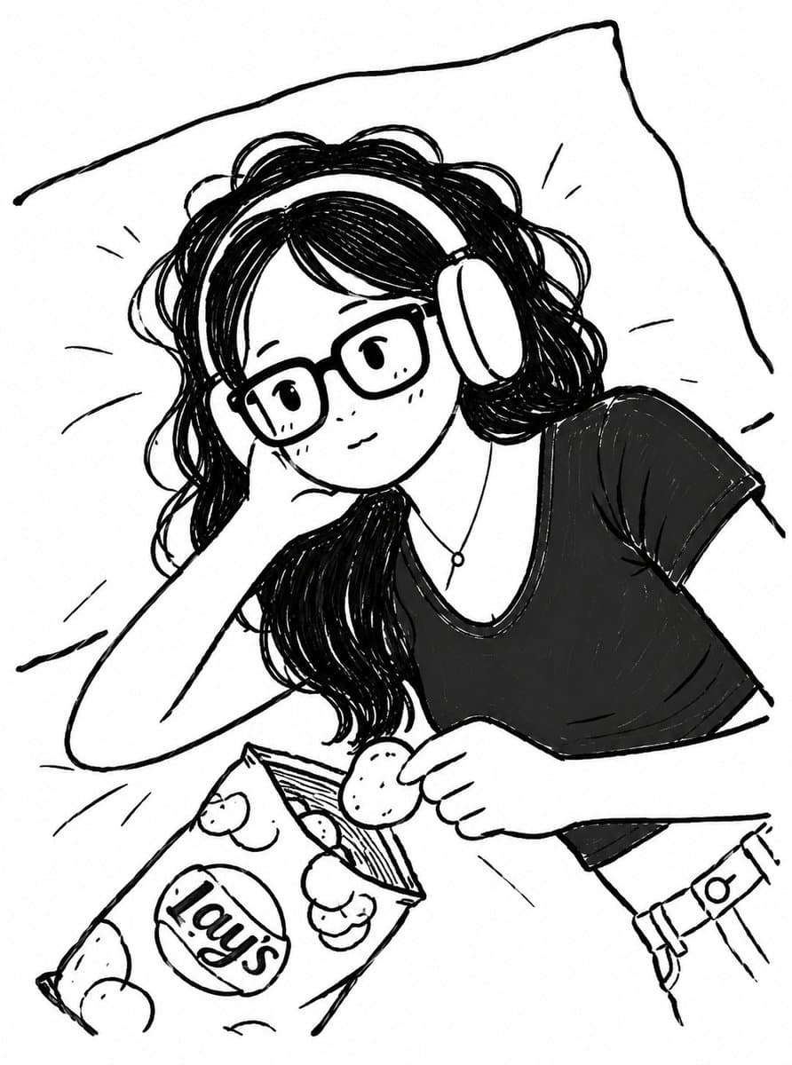 Hand-Drawn Chibi Doodle Illustration - 1 preview image 2