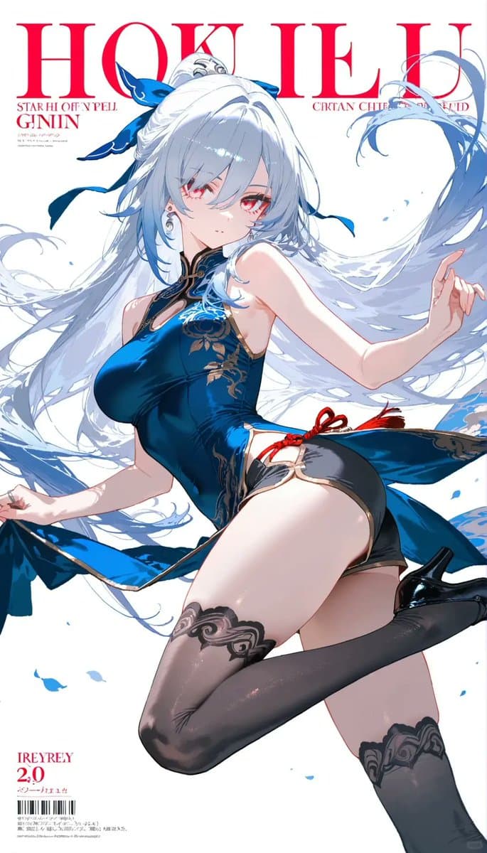 Anime Magazine Cover Transformation preview image 1