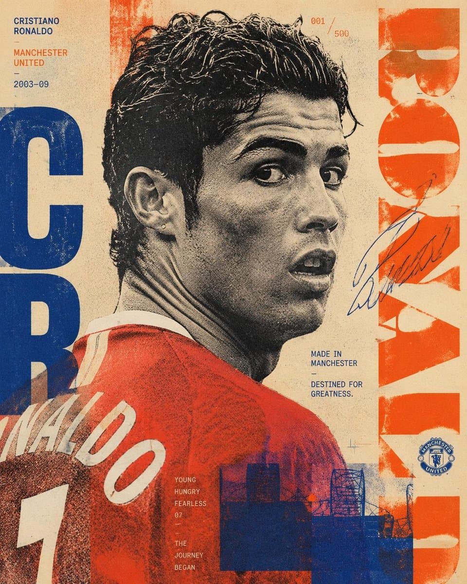 Risograph Sports Art Poster - 1 preview image 1