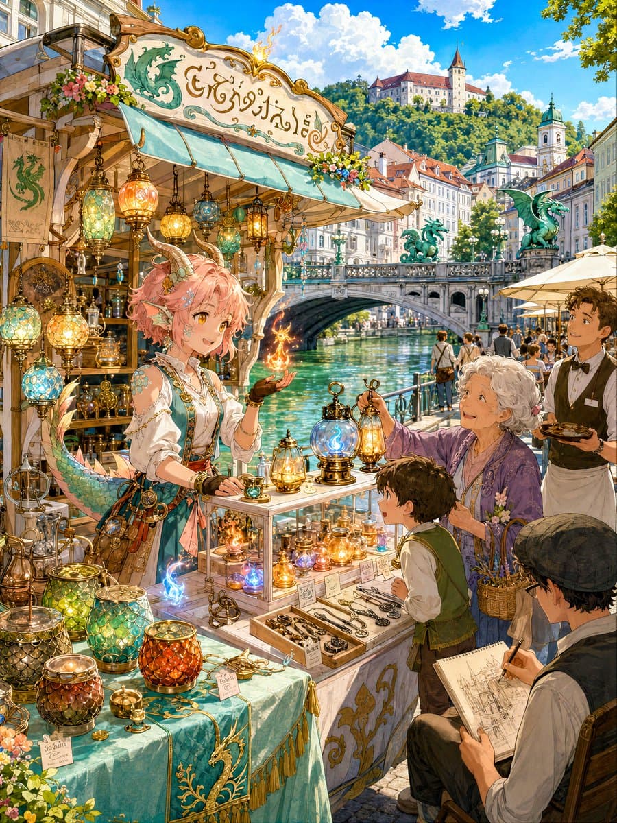 Otherworldly Dragon Girl Fire Shop preview image 1
