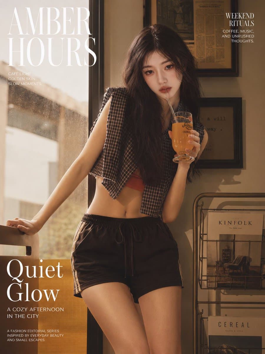 Amber Café Magazine Editorial - 1 preview image 1