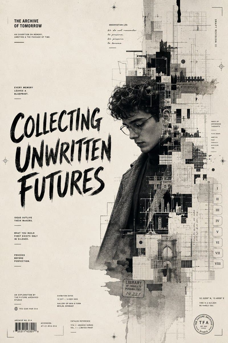 The Archive of Tomorrow Editorial Poster preview image 1