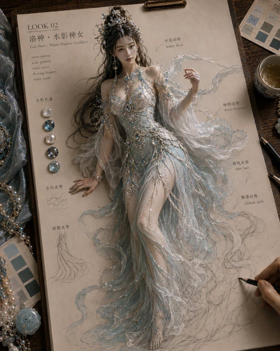 Mythical Haute Couture Sketch Workspace - 1 preview image 2