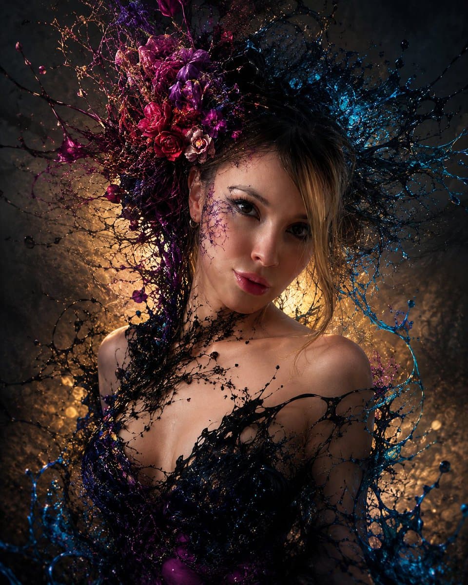 Surrealist Dark Fantasy Portrait preview image 1