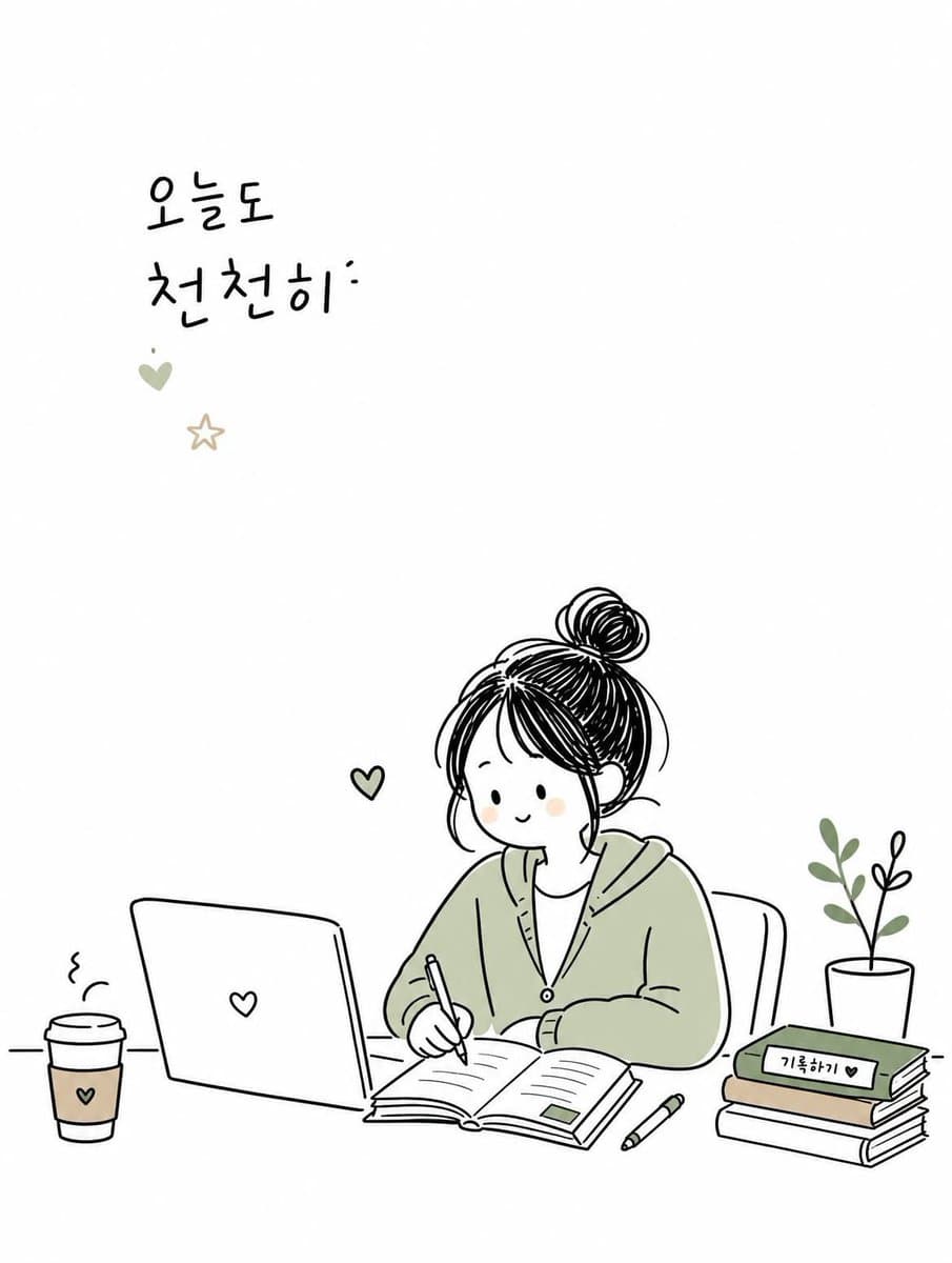 Korean Doodle Editorial Illustration - 1 preview image 1