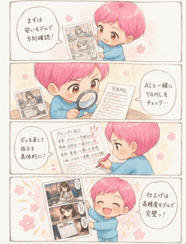 Watercolor AI Manga Workflow Comic preview image 1
