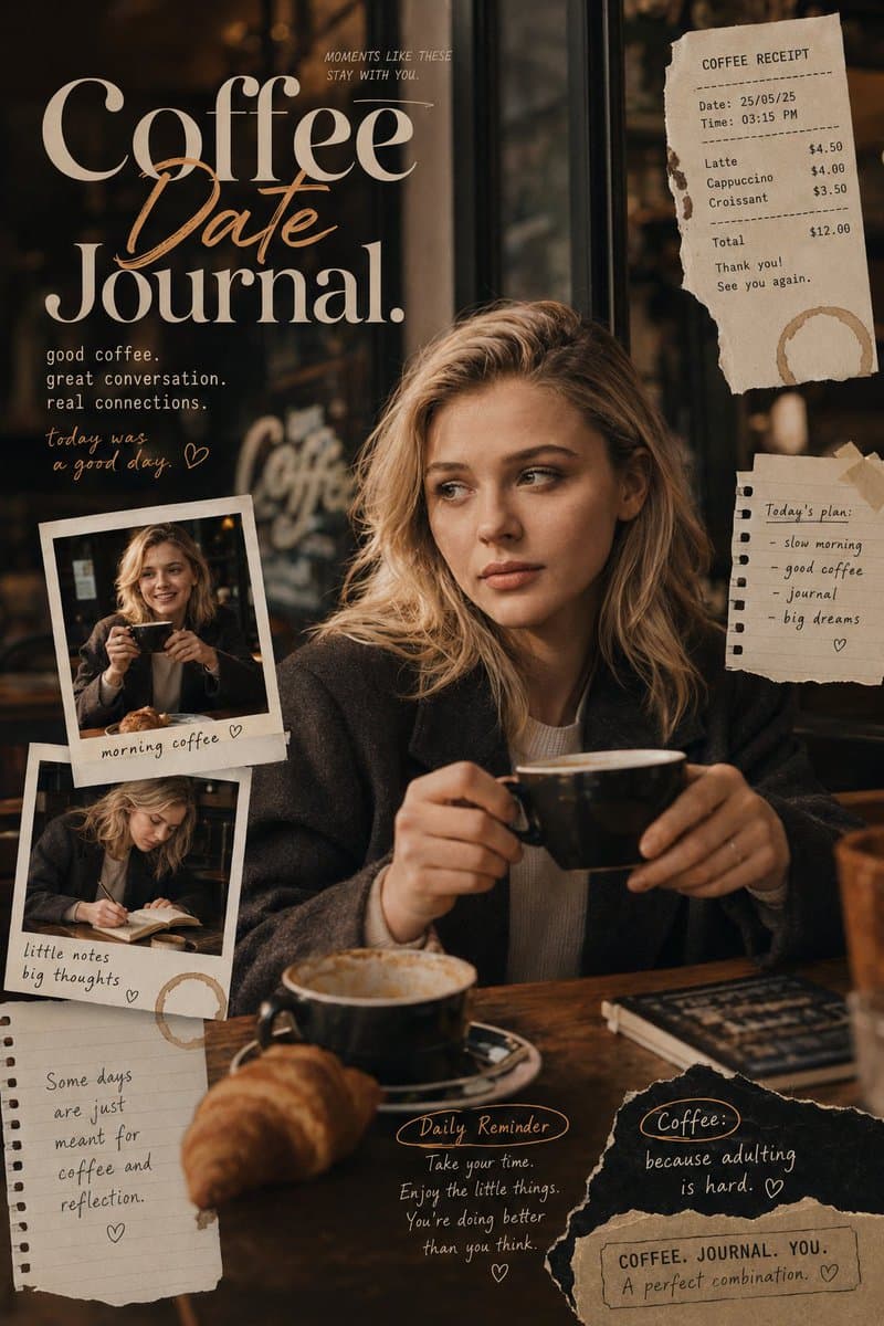 Coffee Date Journal Editorial Poster - 1 preview image 2