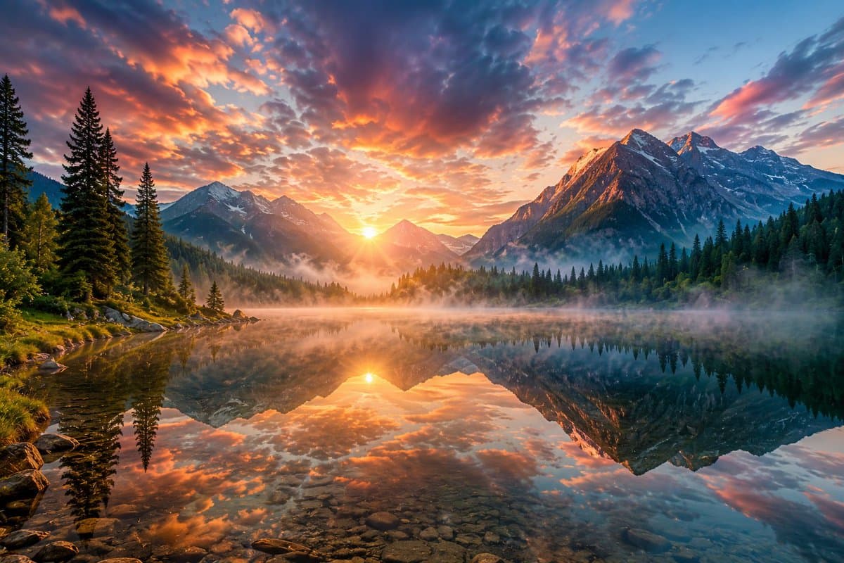 Breathtaking Mountain Road Sunset - 1 preview image 2