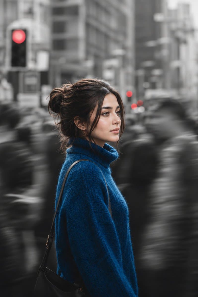 Cinematic City Motion Blur Portrait - 1 preview image 2